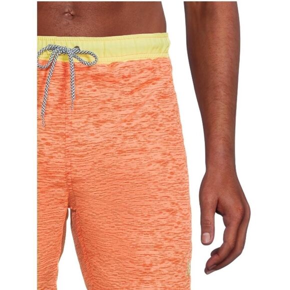 Men's 7" Heathered Swim Trunks Shorts Bathing Suit Beach Size M - Picture 5 of 6